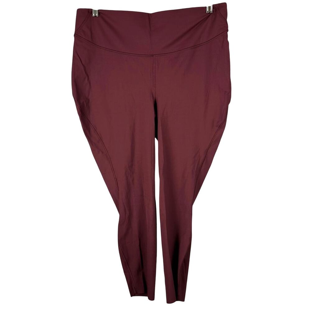 Lululemon Base Pace High-Rise Running Tight 25" Mulled Wine Women's Size 18 EUC